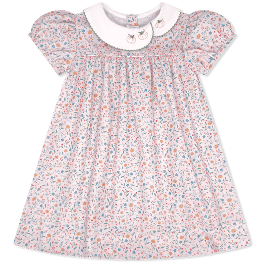 Eloise Dress - Pumpkin Grove Floral