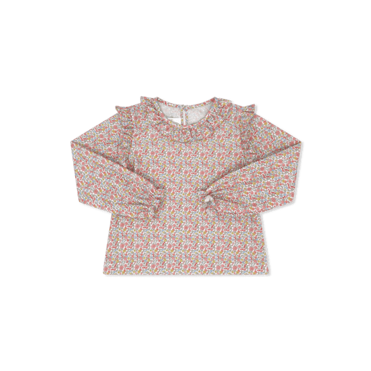 Evelyn Blouse Long Sleeve - Autumn Garden