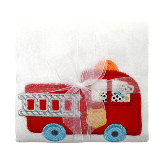 Firetruck Burp Cloth