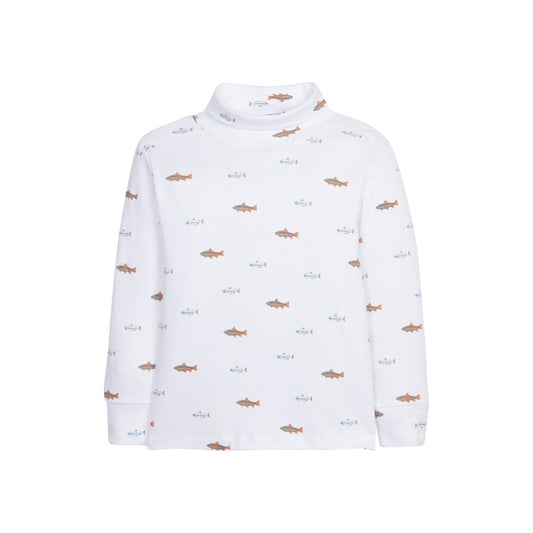 Printed Turtleneck - Fish