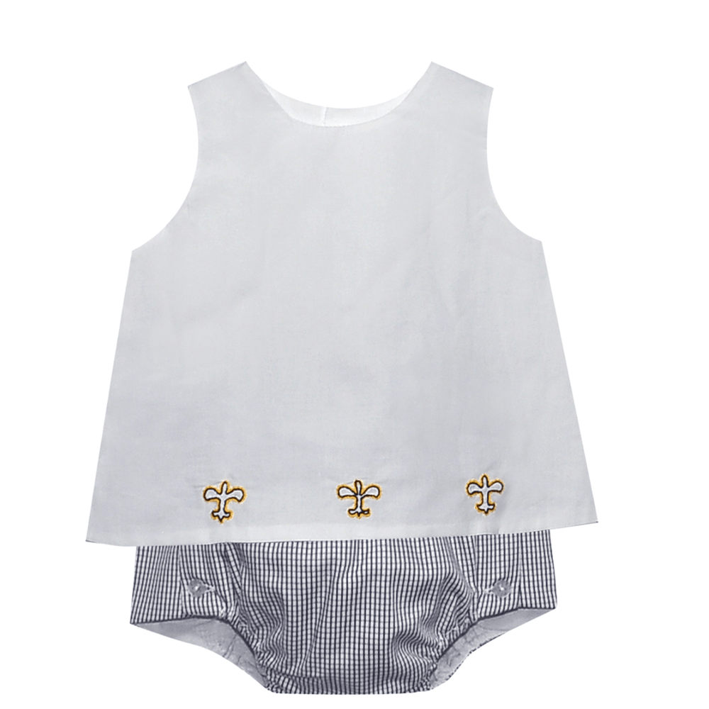 Fleur De Lis Diaper Set