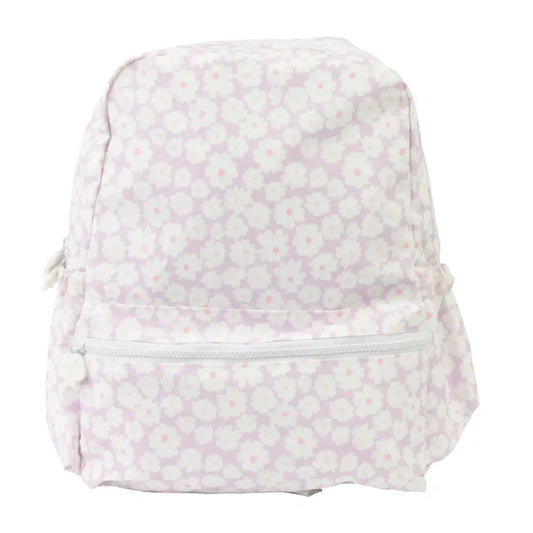 Apple of my Isla Large Backpack - Lavender Daisies