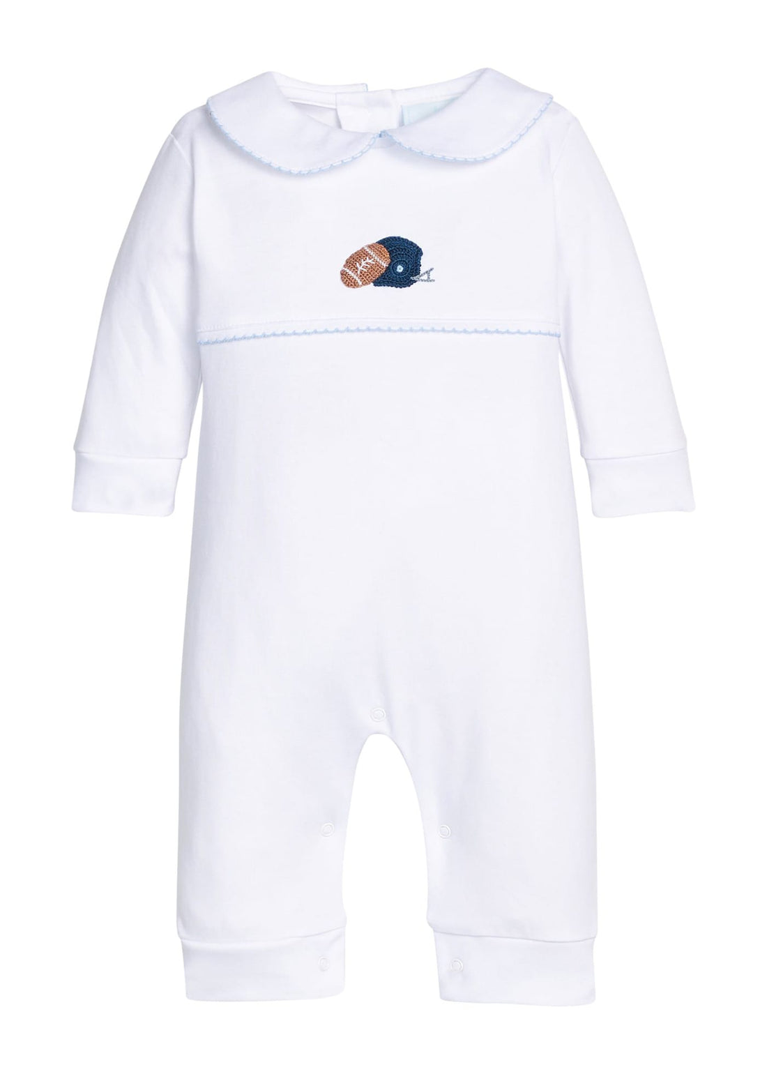 Crochet Playsuit - Football Helmet
