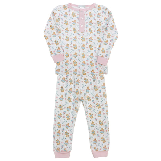 Gingerbread Pajama Set - Pink