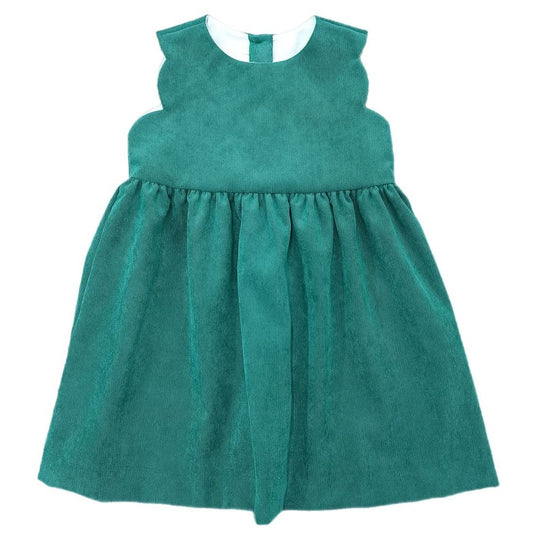 Savannah Scalloped Jumper - Green