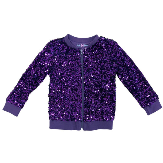 Purple Sequin Jacket