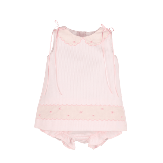 Pique Collar Set - Pink