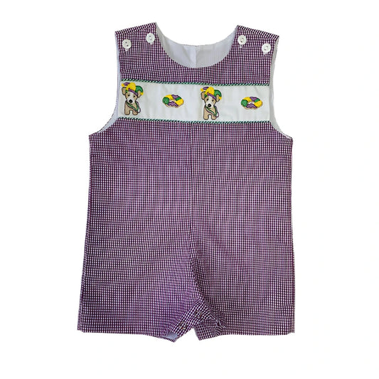 Mardi Gras Embroidered Jon Jon