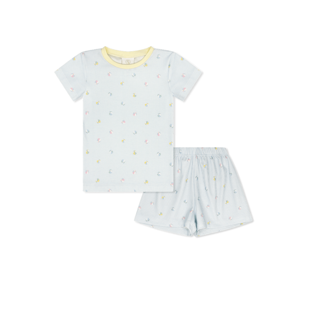Landon Short Set - Beach Bounce, Yellow
