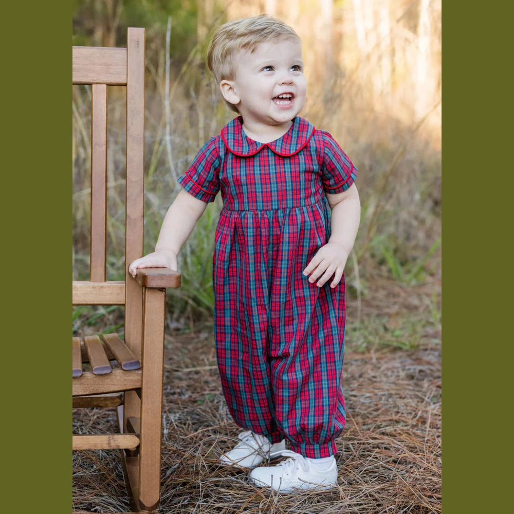 James Long Bubble, Red Christmas Plaid