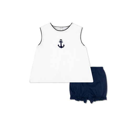 Lucy Bloomer Set - Avenue White, Anchor