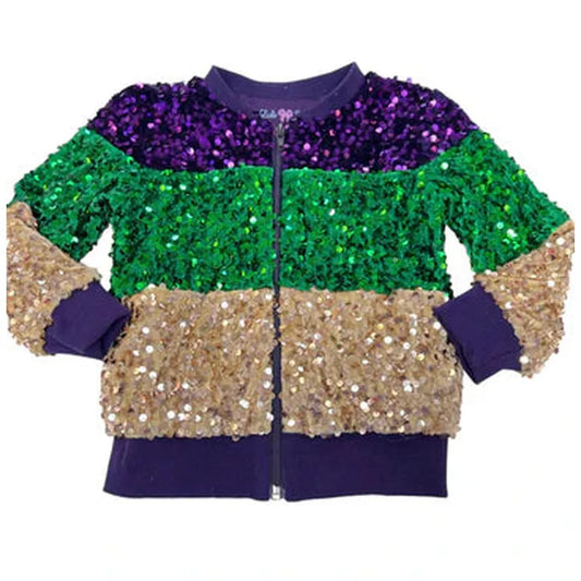 Mardi Gras Sequin Jacket