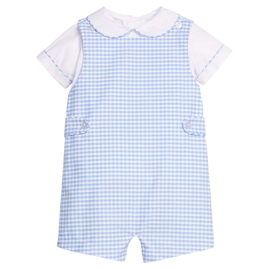 Vintage Button Tab Jon Jon Set - Mayfair Gingham