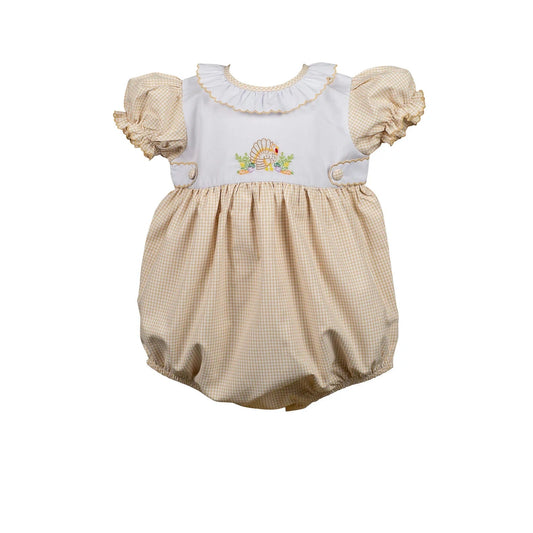 Mayflower Turkey Girl Bubble