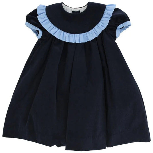 Navy Cord Float Dress