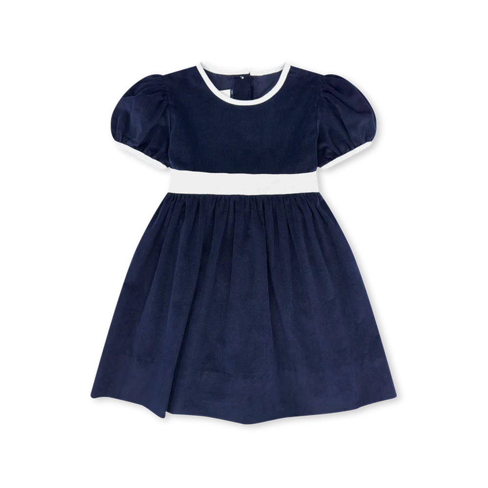 Blissful Band Dress - High Point Navy Cord