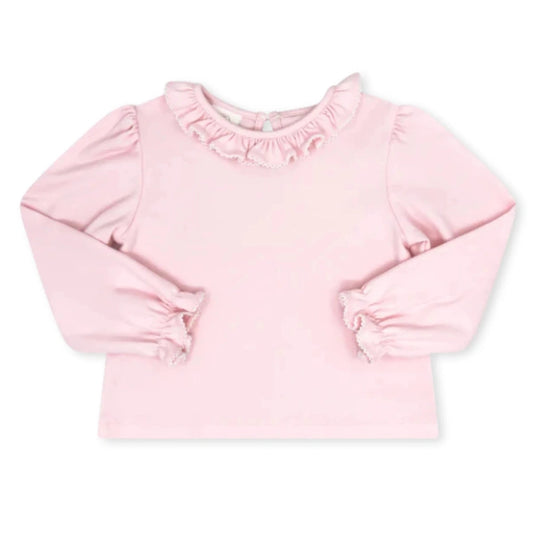 Bella Blouse Long Sleeve - Perfectly Pink