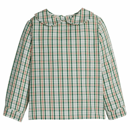 Peter Pan Shirt - Mistletoe Tartan