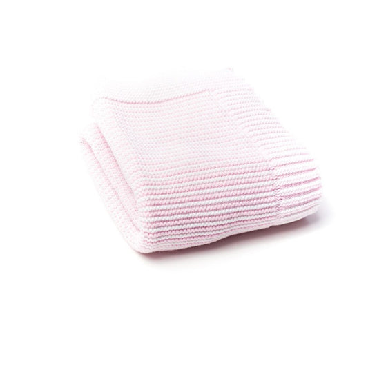 Stripe Blanket - Pink/White