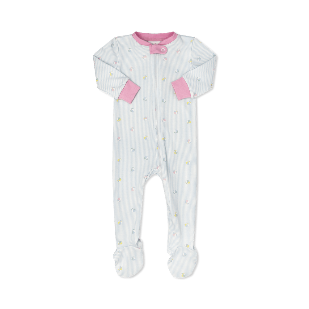 Once Upon A Time Footie - Beach Bounce, Pink