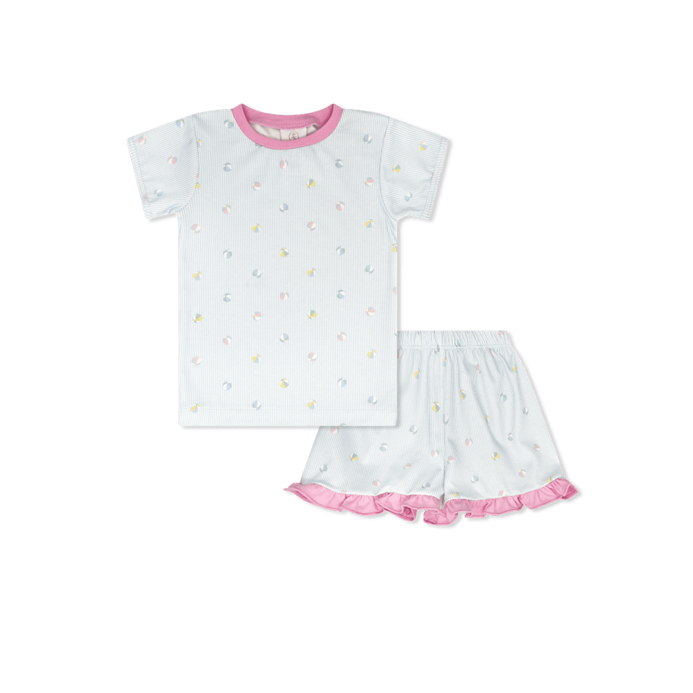 Lily Short Set - Beach Bounce, Pink