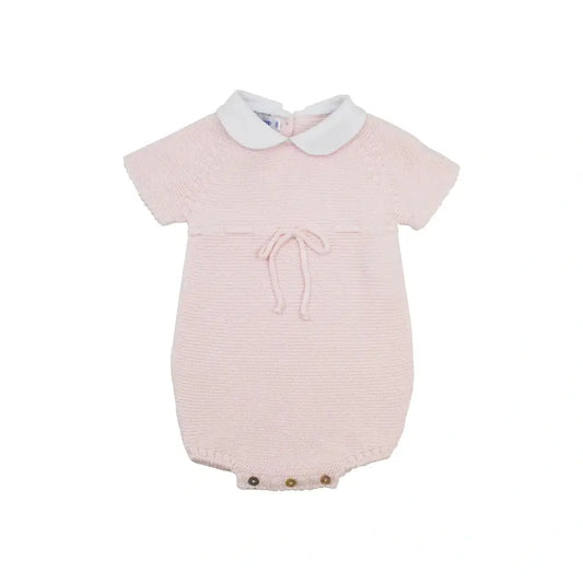 Collared Sweater Bubble - Pink