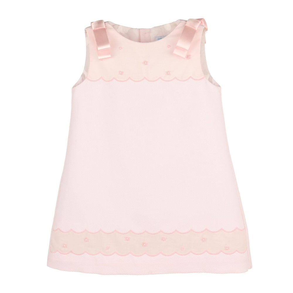 Pique Shift Dress - Pink