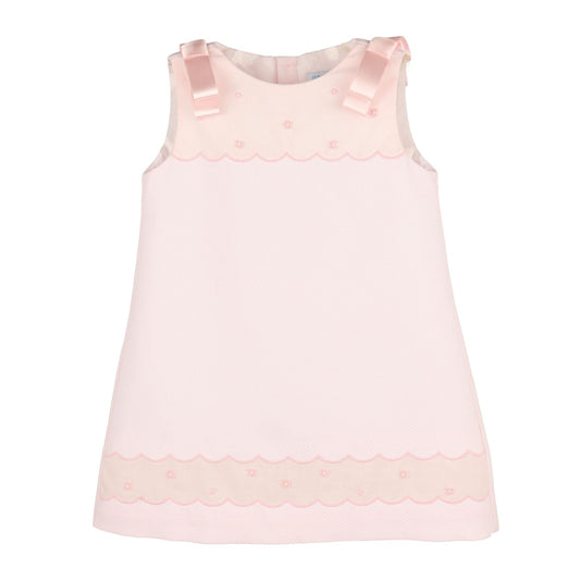 Pique Shift Dress - Pink