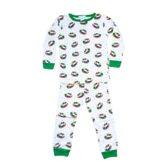 Mardi Gras King Cake Pajama Set