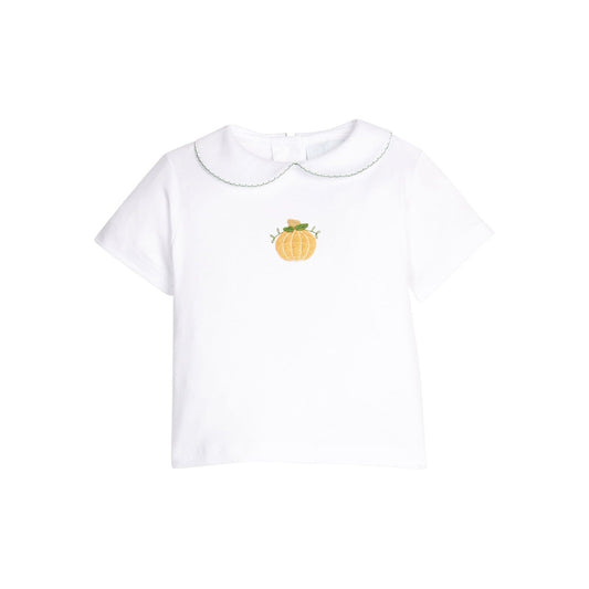 Crochet Peter Pan Shirt - Pumpkin
