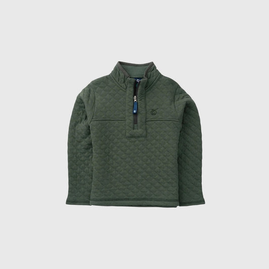 Quilted Pullover - Camping Green