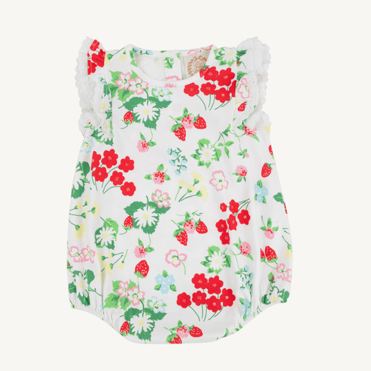 Ruehling Ruffle Pima Cotton Bubble - Berry Sweet