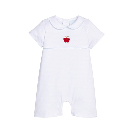Crochet Ream Romper - Apple