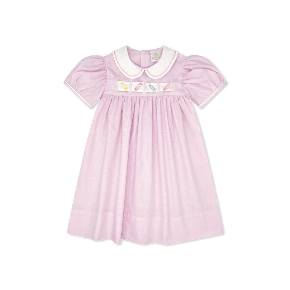 Ruth Ribbon Dress - Baby Pink