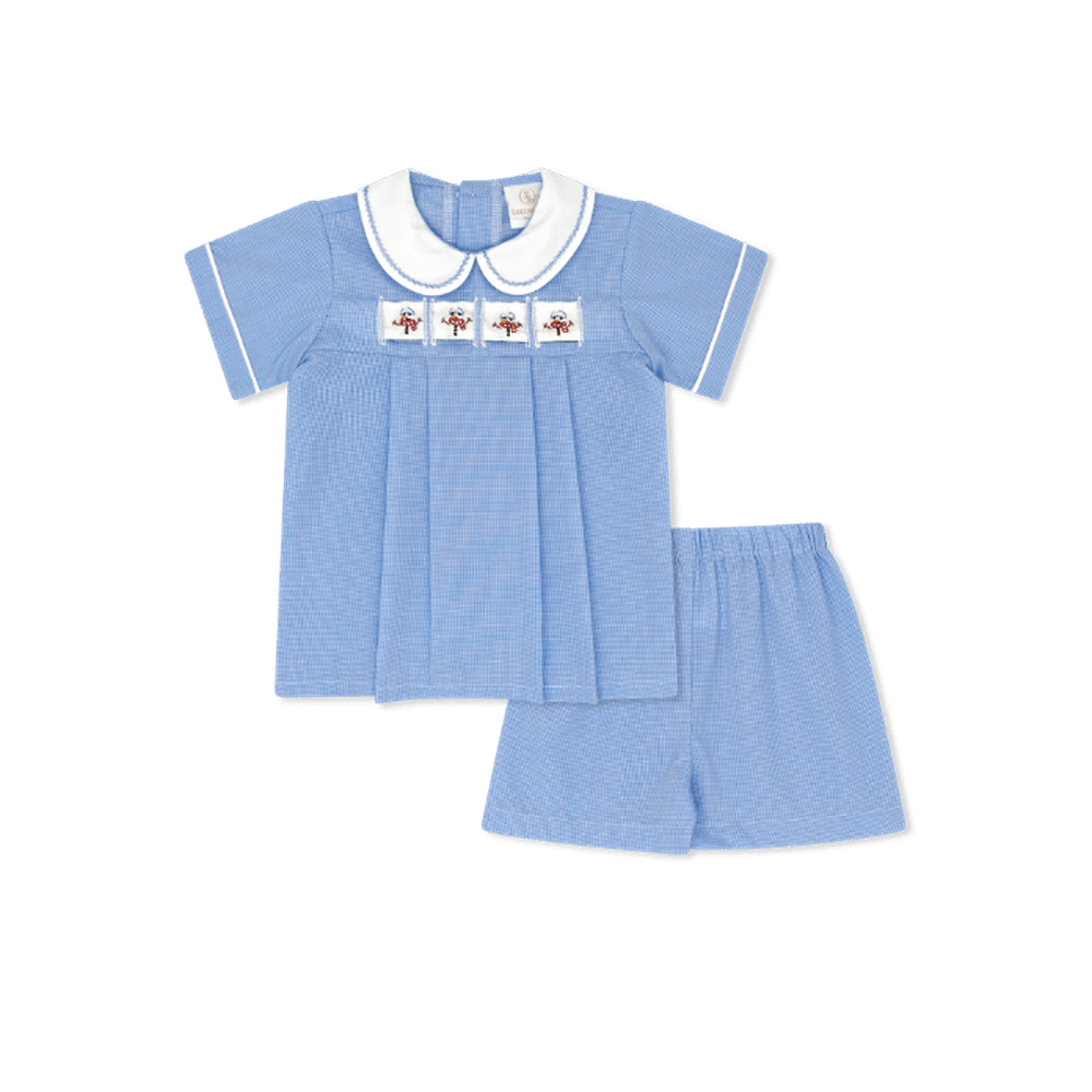 Noah Ribbon Short Set - River Royal