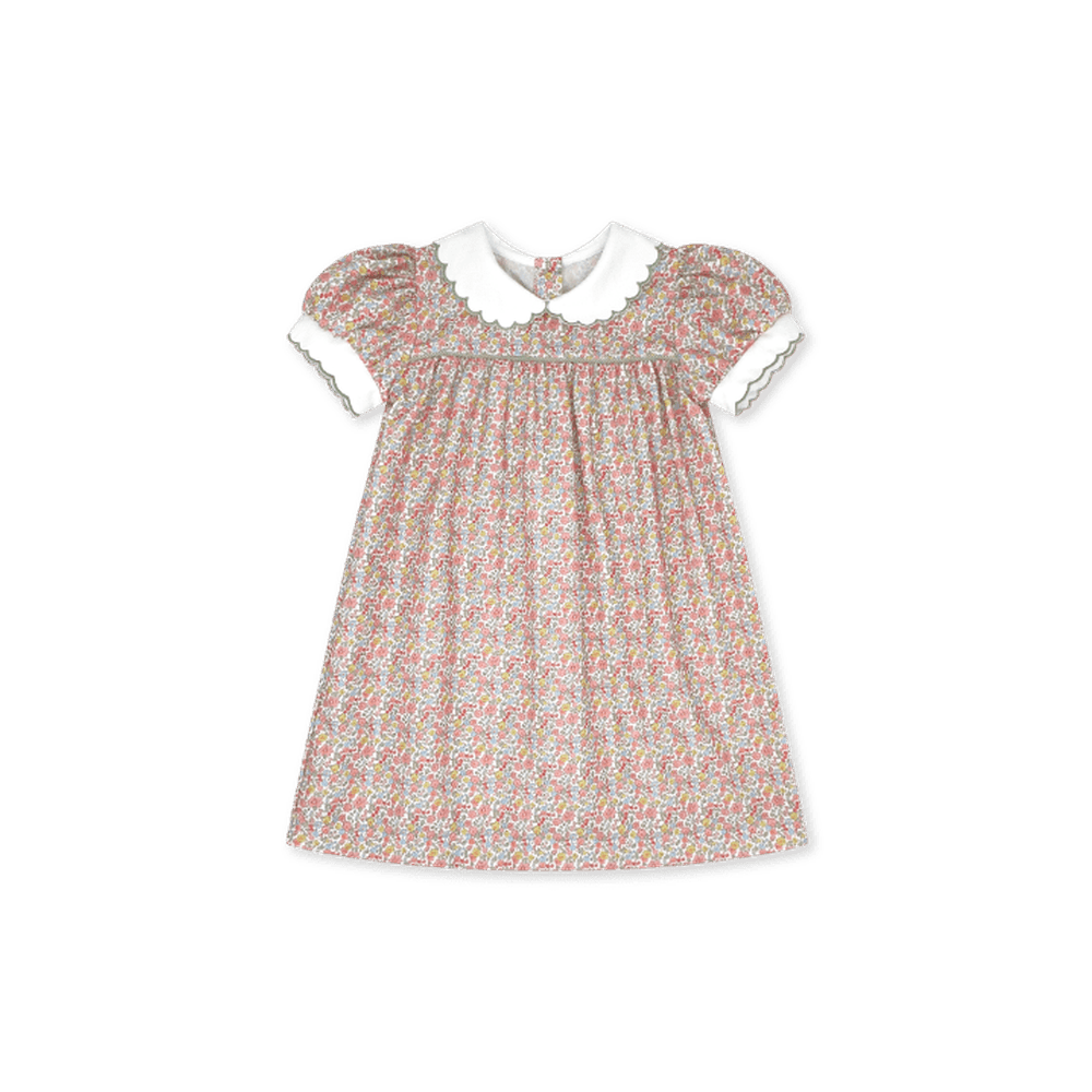 Autumn Garden Memory Making Scallop Dress