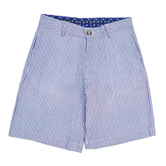 Seersucker Shorts - Blue