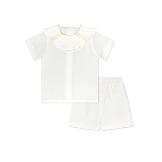 Owen Short Set - Blessings White