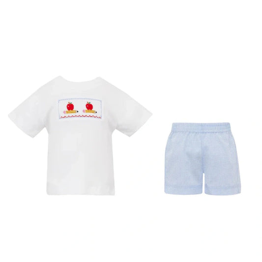 APPLES & PENCILS SHORT SET