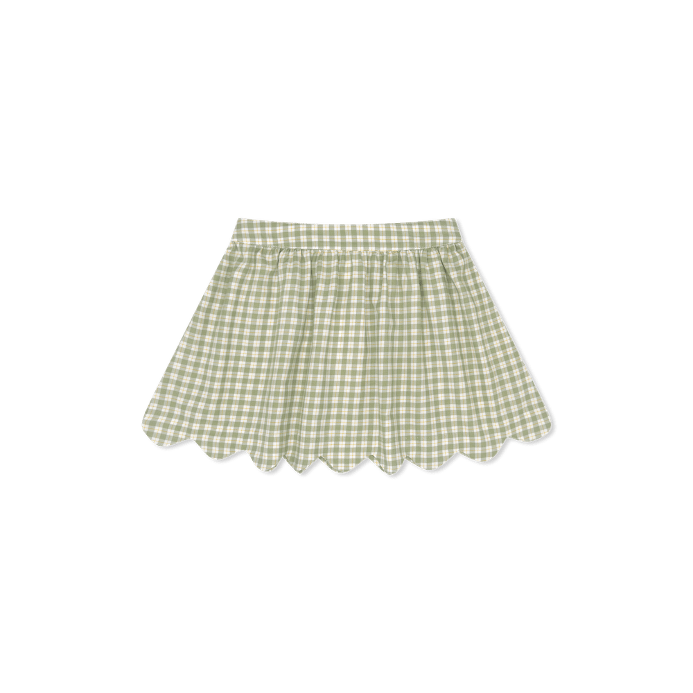 Susie Scallop Skirt - Pinecrest Plaid