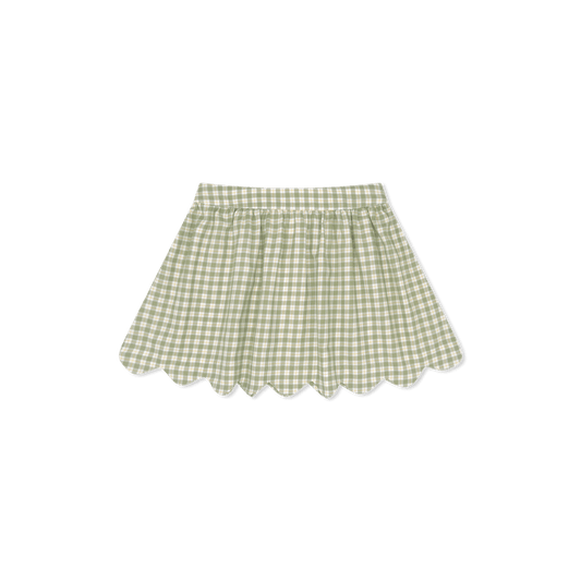 Susie Scallop Skirt - Pinecrest Plaid