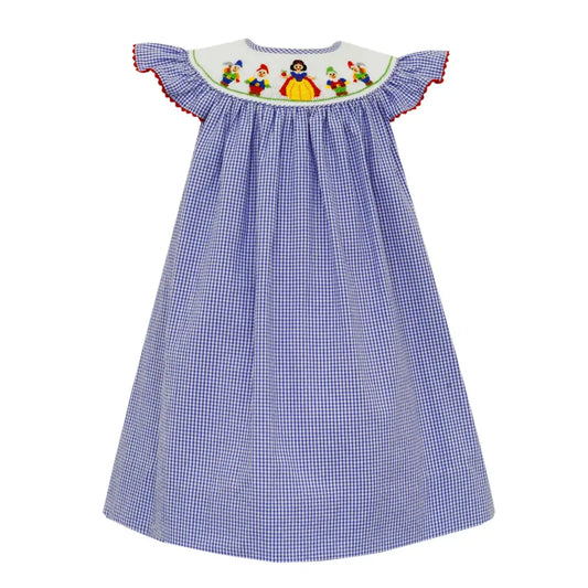 Snow White Smocked Bishop Dress