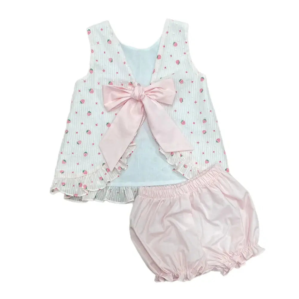 Mae Swing Strawberry Bloomer Set