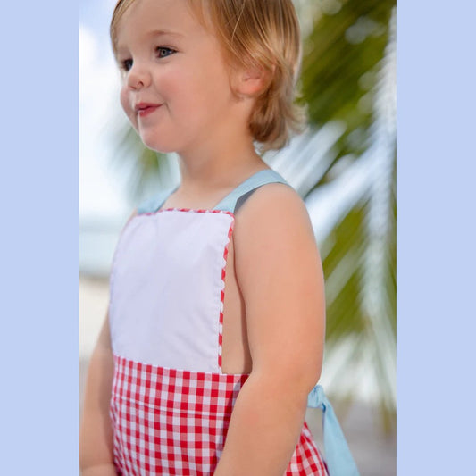 Sayre Sunsuit - Richmond Red