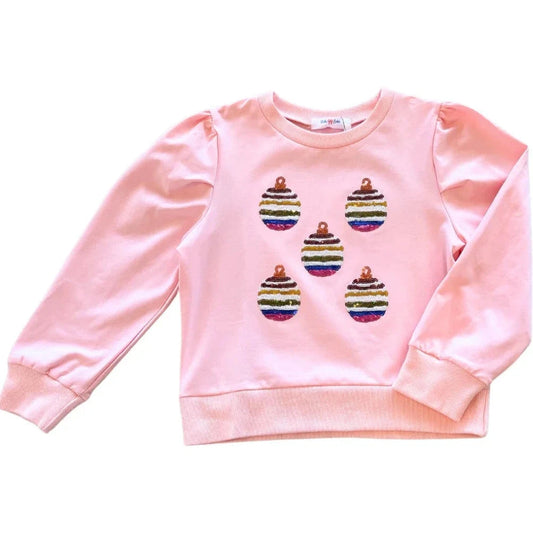 Ornament Sequin Sweatshirt