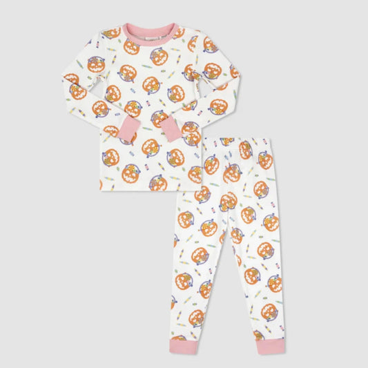 Sweet Pea PJ Set - Boo to You, Pink