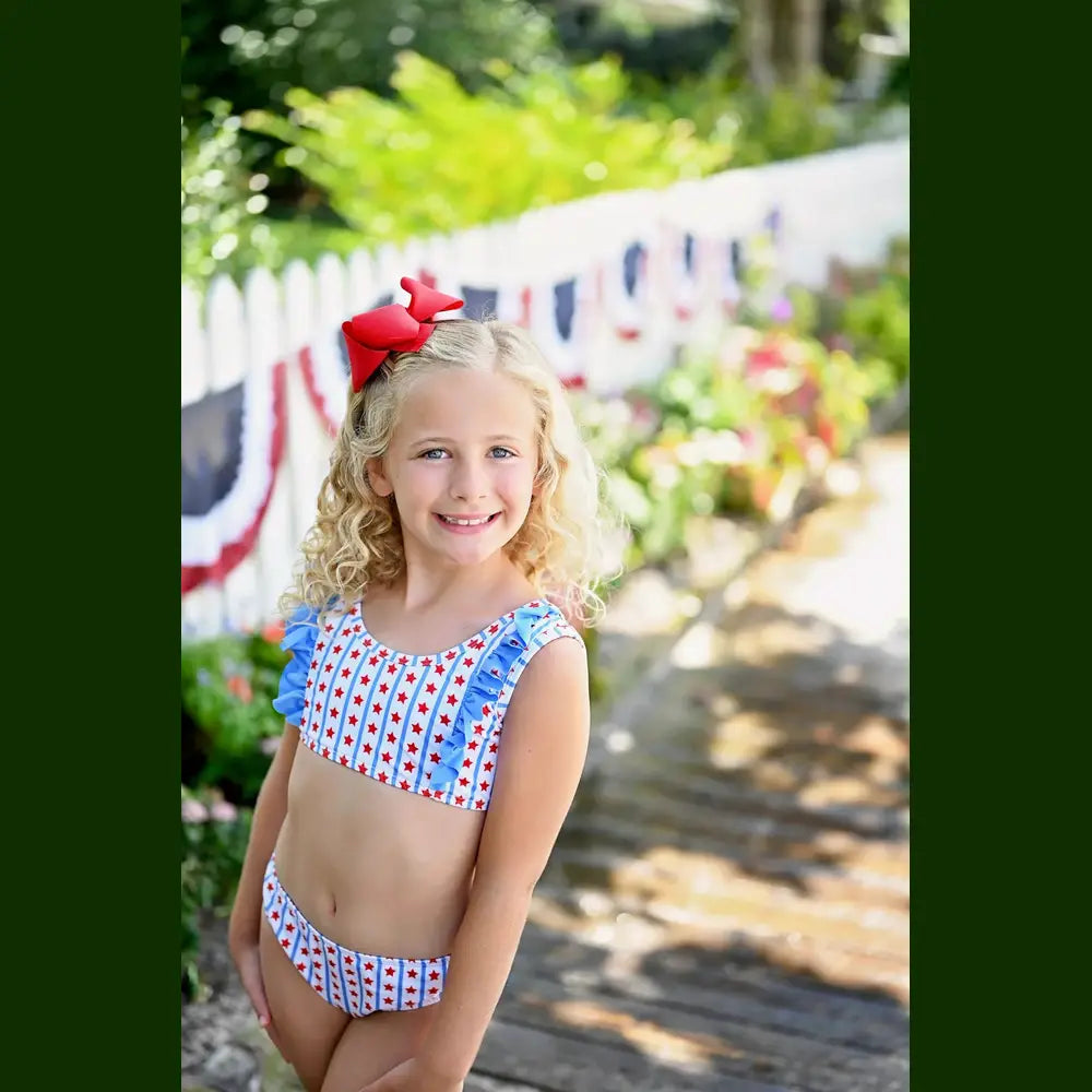 Loren Two Piece Swim Stars and Stripes