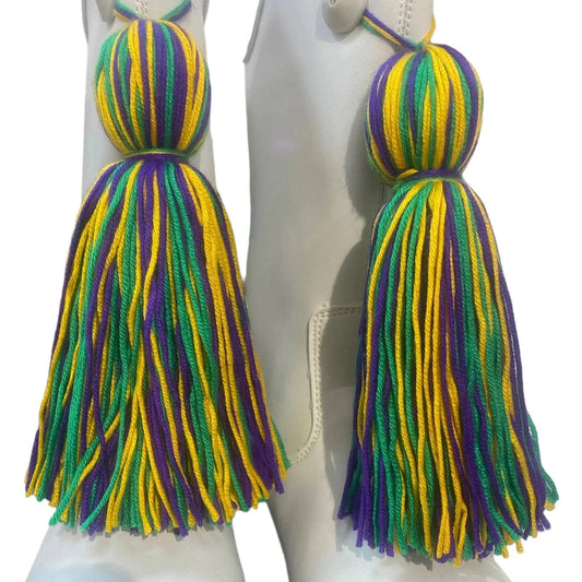 Mardi Gras Boot Tassels