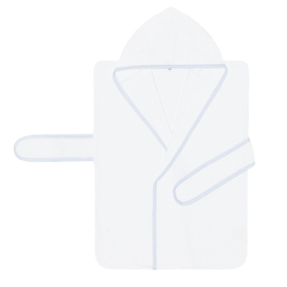 Blue Nella Hooded Bath Towel Sack