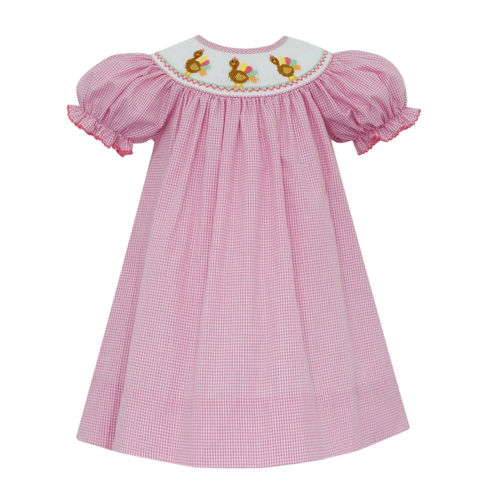 Turkey Smocked Bishop Dress